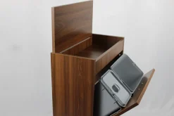 Mobile raccolta differenziata Gea in legno 4 secchi