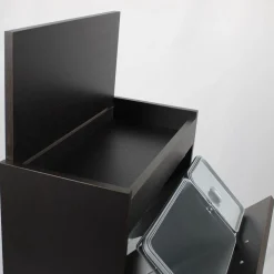Mobile raccolta differenziata Gea in legno 4 secchi