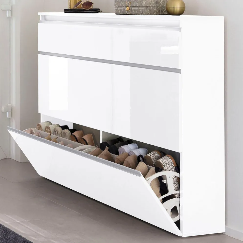 Mobile scarpiera ingresso Neville 2 White