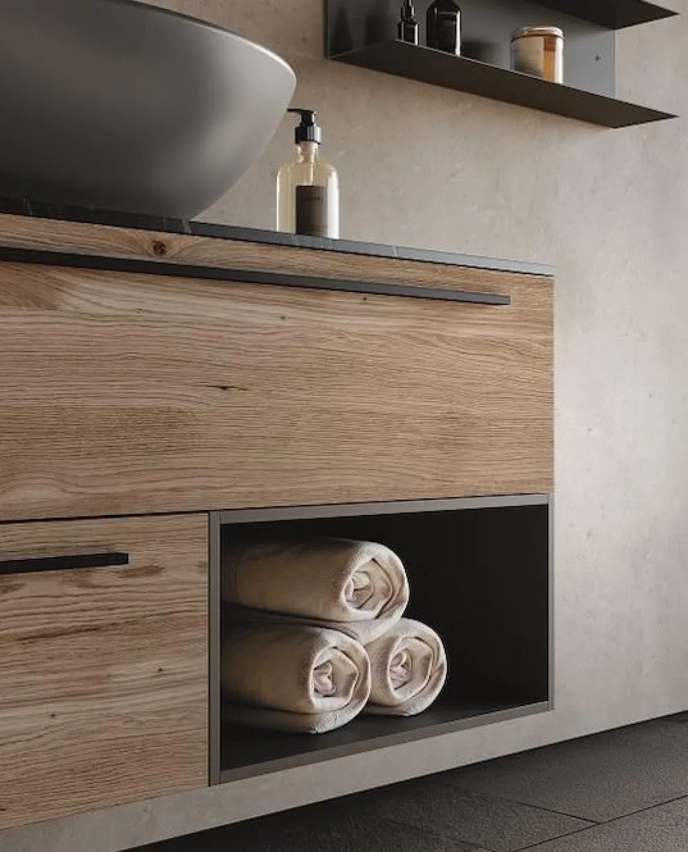 Mobili bagno in legno Style 5 di Loetrà