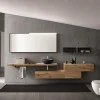 Mobili bagno in rovere Old Wood 3 di Loetrà