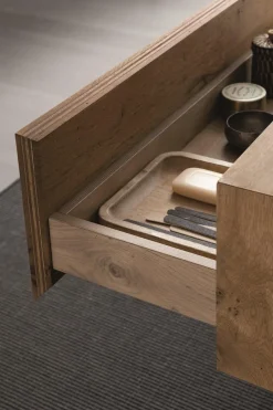 Mobili bagno in rovere Old Wood 3 di Loetrà