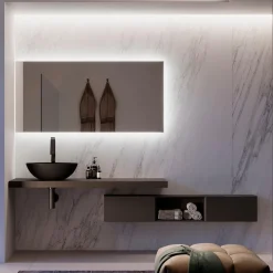 Mobili bagno in rovere Qubo 3 di Loetrà