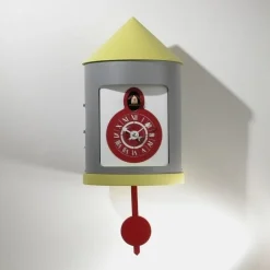 Orologio cucu in legno e alluminio Silos