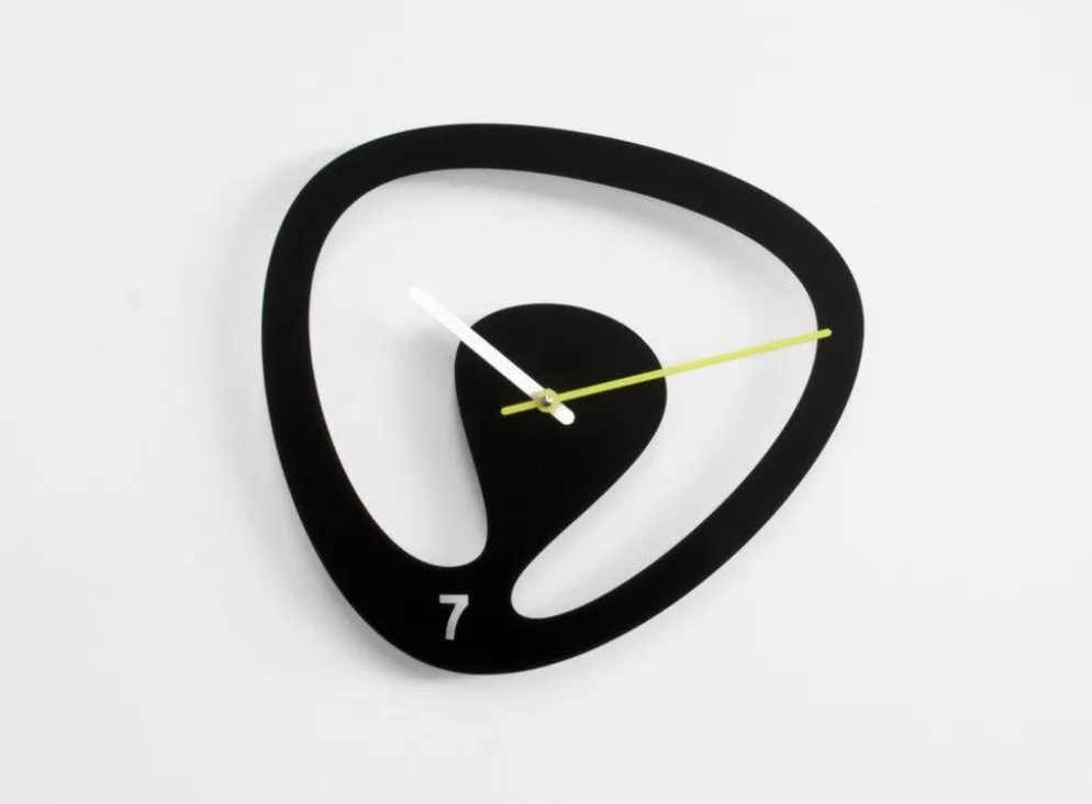 Orologio da parete design in metallo Seven