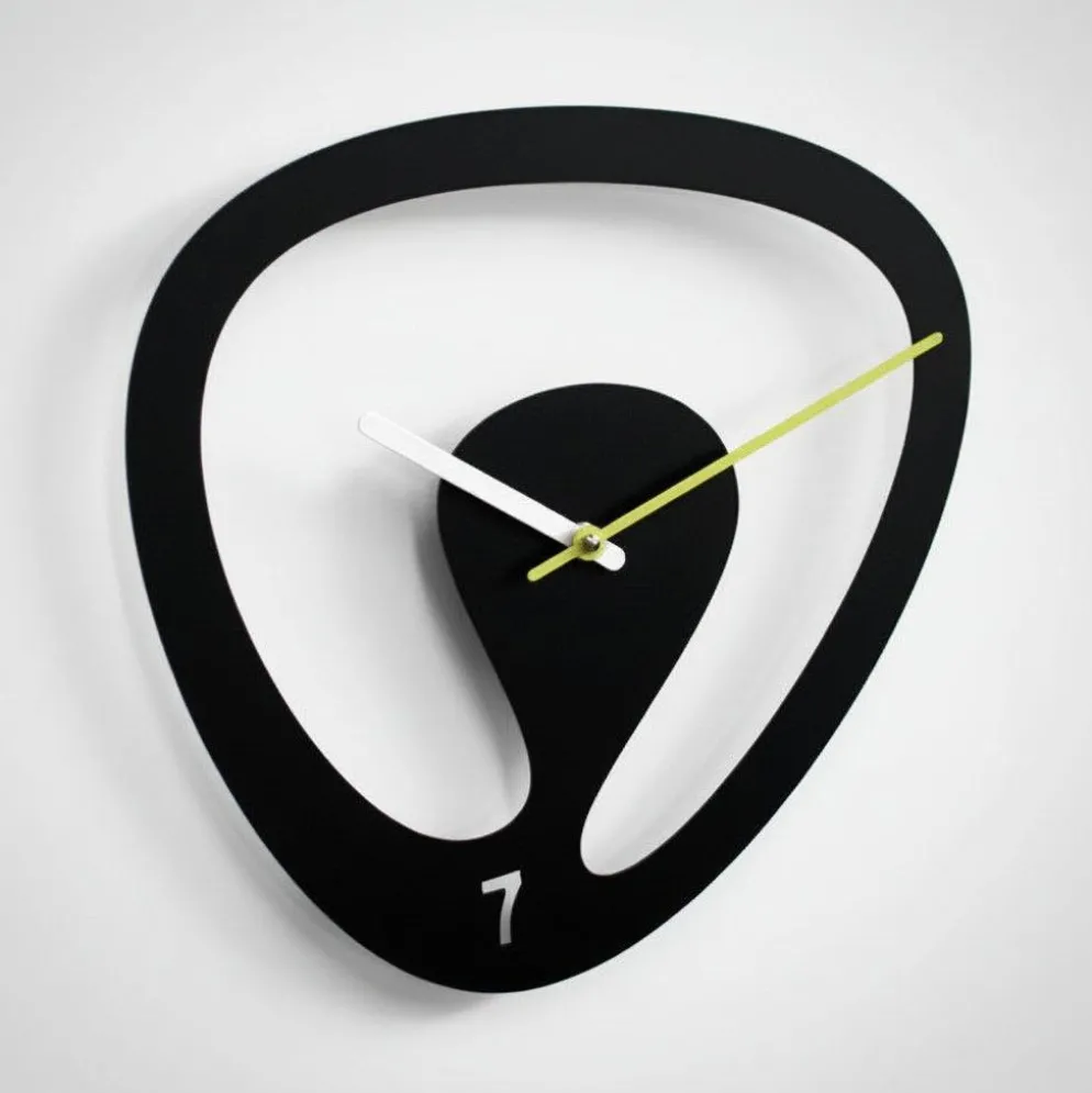 Orologio da parete design in metallo Seven
