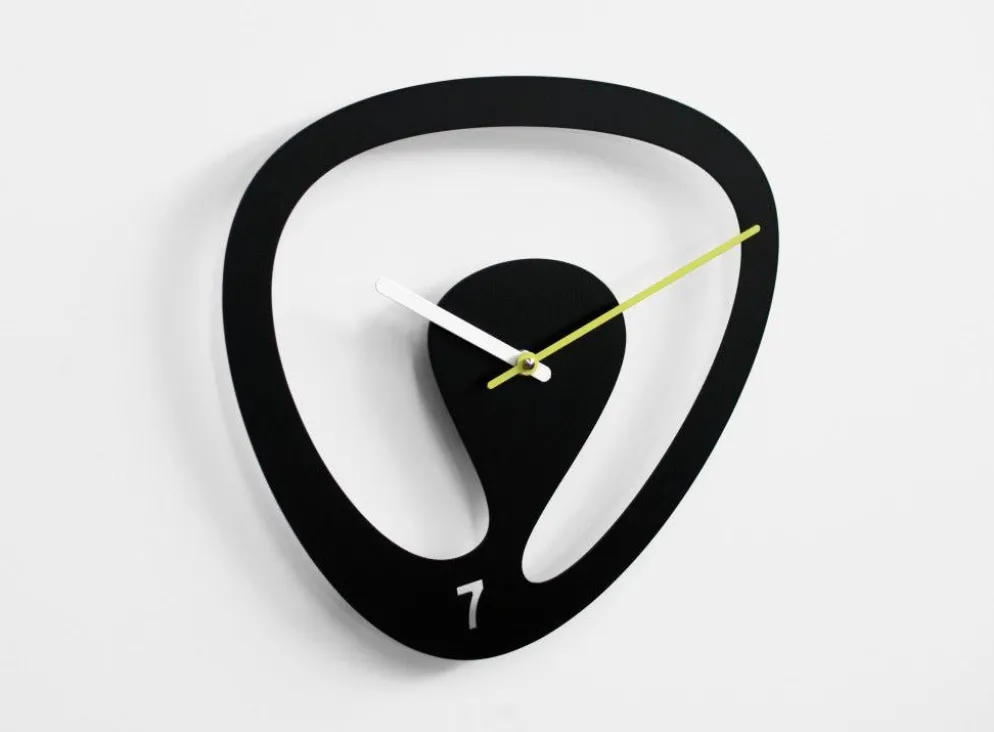 Orologio da parete design in metallo Seven