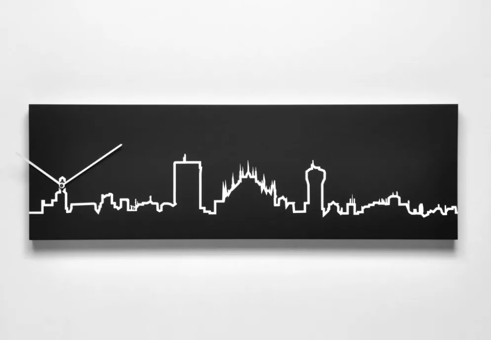 Orologio da parete Skyline Milano New York Parigi