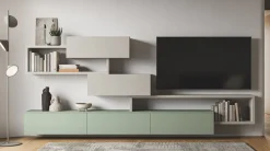 Parete attrezzata design moderno Lasting B