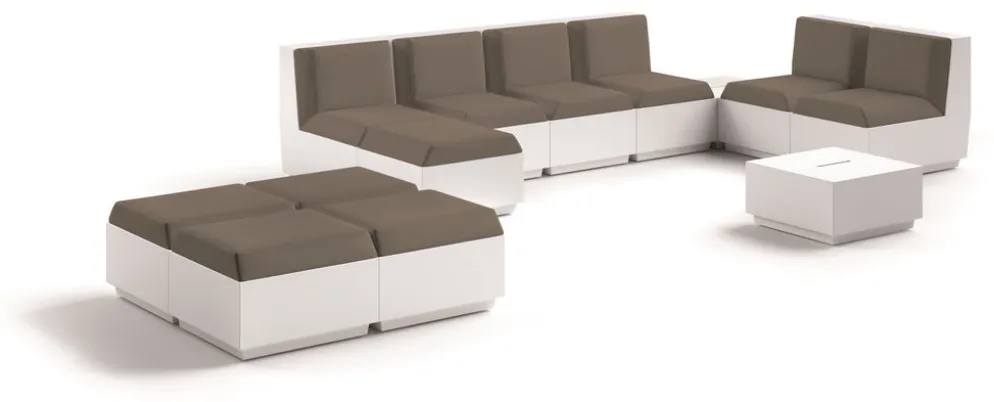 Poltrona da giardino Big Cut Corner by Plust