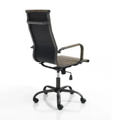Poltrona direzionale regolabile Mastery Brown