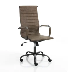 Poltrona direzionale regolabile Mastery Brown