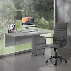 Poltrona direzionale regolabile Mastery Grey