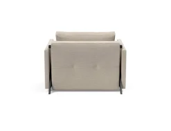 Poltrona letto con braccioli Cubed Arm 90