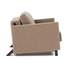 Poltrona letto con braccioli Cubed Arm 90