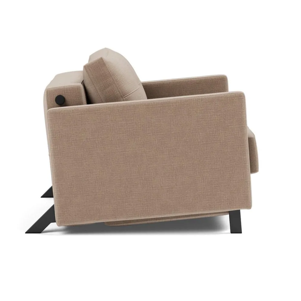 Poltrona letto con braccioli Cubed Arm 90