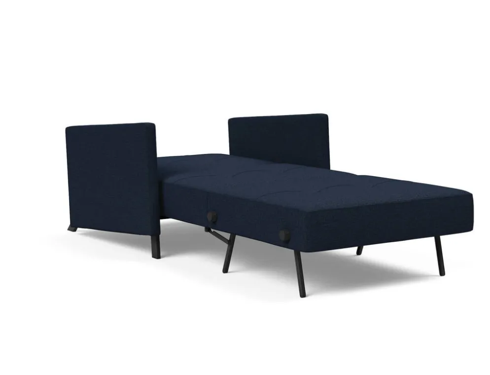 Poltrona letto con braccioli Cubed Arm 90