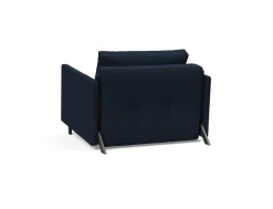 Poltrona letto con braccioli Cubed Arm 90