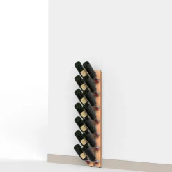 Portabottiglie da parete in legno Zia Gaia Mono