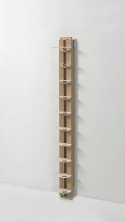 Portabottiglie da parete in legno Zia Gaia Mono