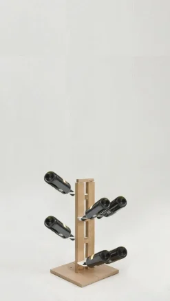 Portabottiglie vino in legno Zia Gaia Mono