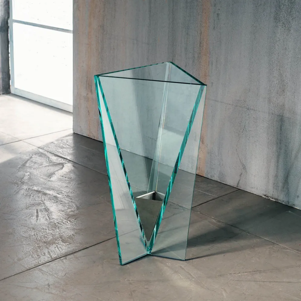 Portaombrelli design in vetro Elimar