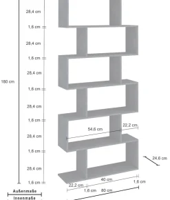 Scaffale libreria Lombard Report