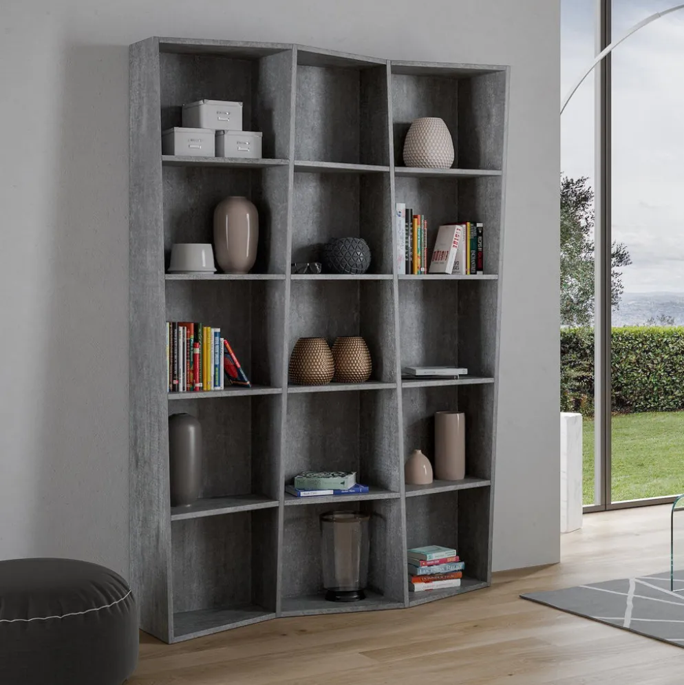 Scaffale libreria per casa ufficio Deducha 3
