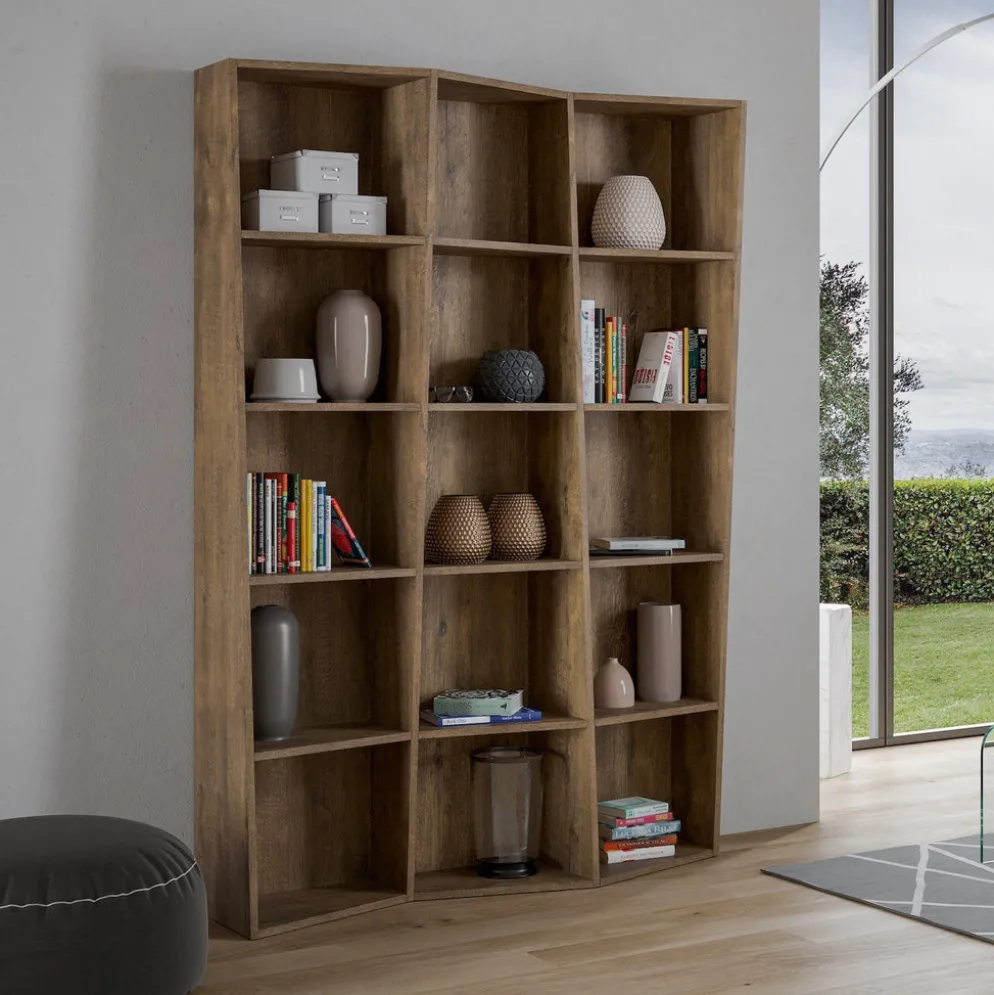 Scaffale libreria per casa ufficio Deducha 3
