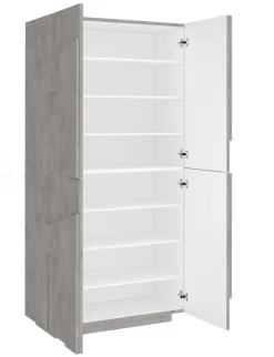 Scarpiera design a quattro ante Taylor Cement