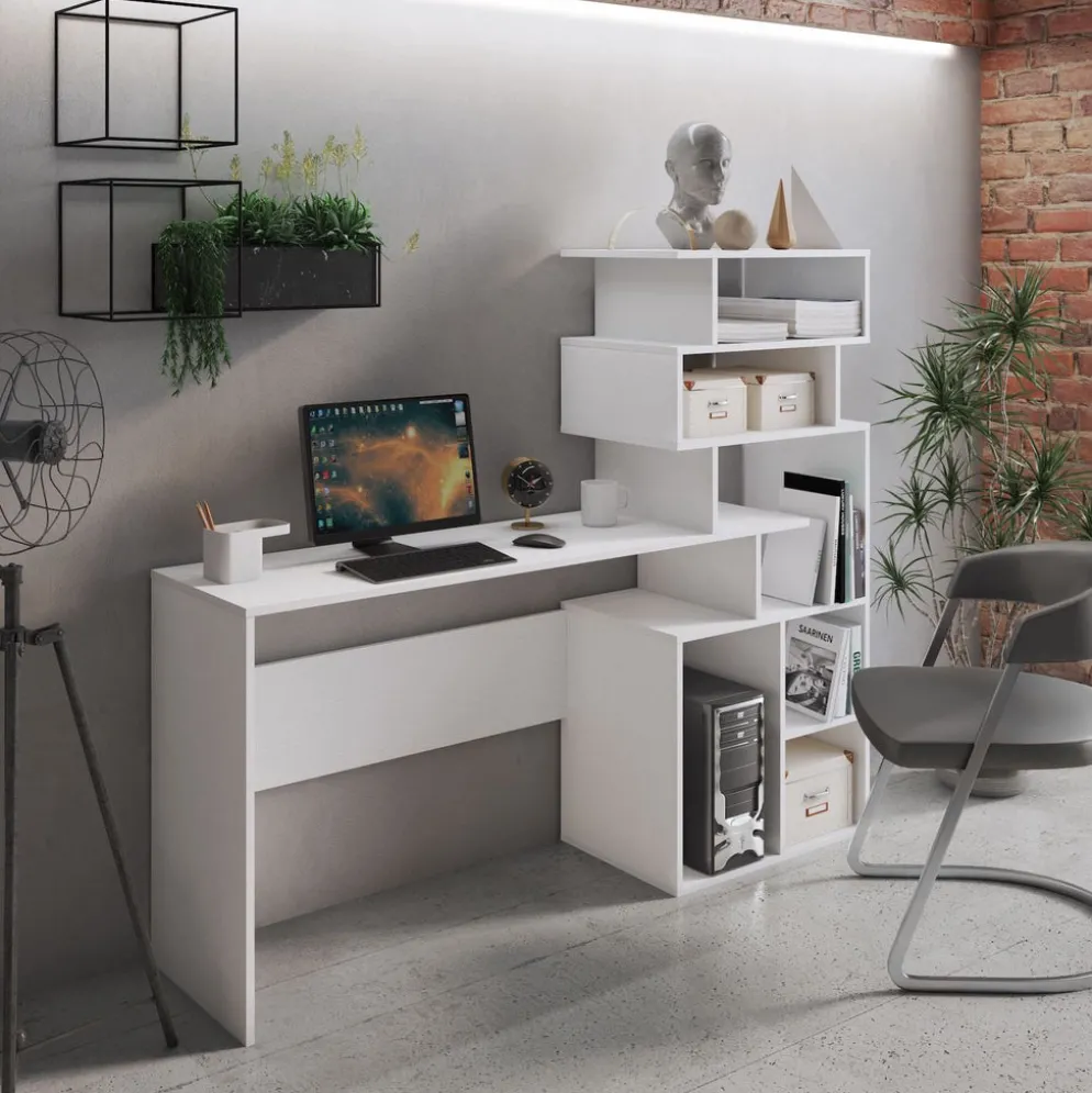Scrivania con libreria Winter
