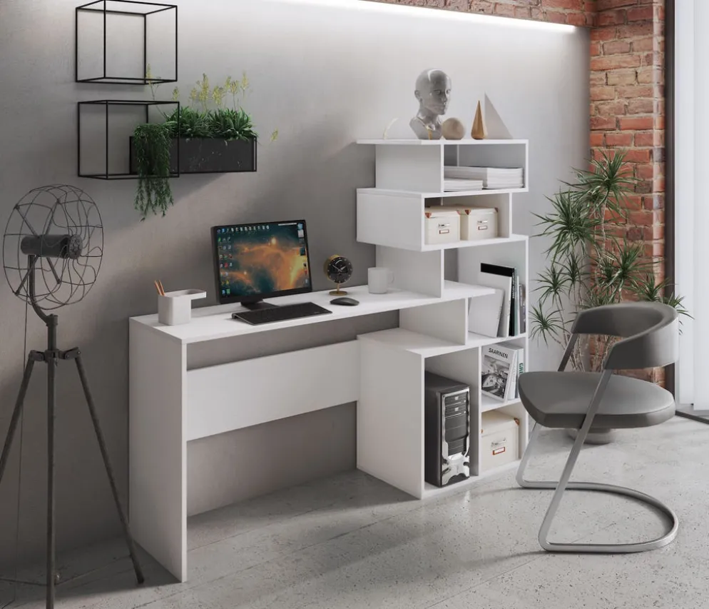 Scrivania con libreria Winter