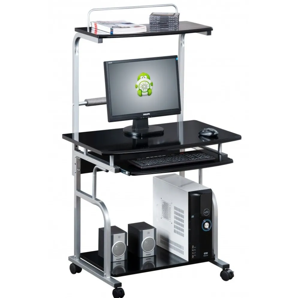 Scrivania porta PC con ruote Kompy