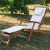 Sdraio da giardino in legno massello TeakOnMe