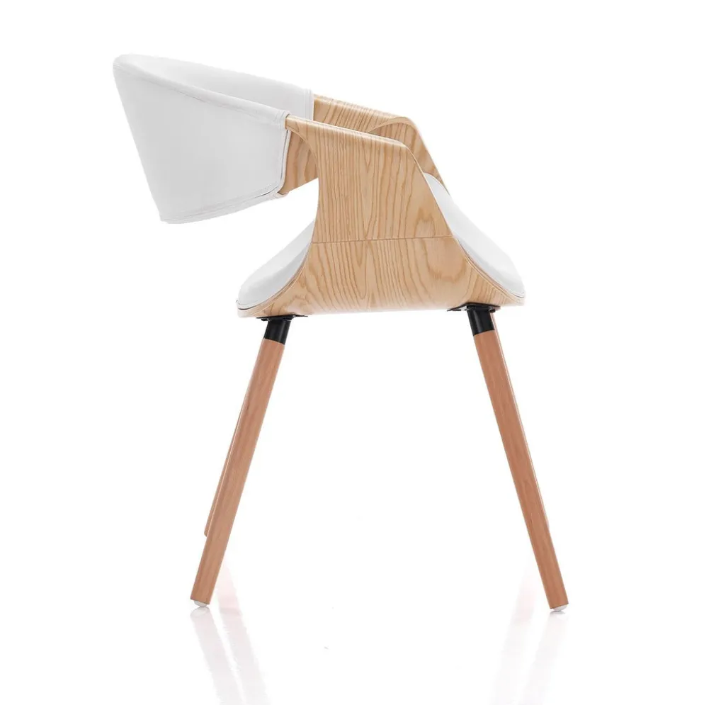 Sedia moderna Once 2 Wood