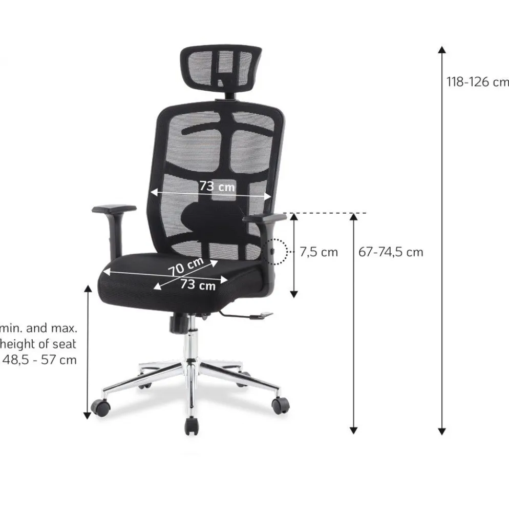 Sedia ufficio Alanis
