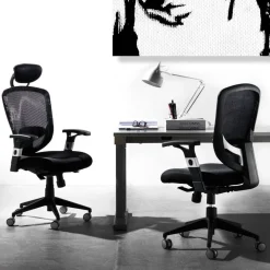 Sedia ufficio con schienale comodo Aligia