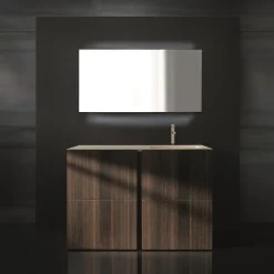 Set mobili bagno in rovere Crono 1 di Loetrà