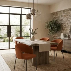 Set 2 sedie imbottite Alenya