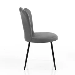 Set 4 sedie imbottite Tarja Grey