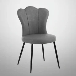 Set 4 sedie imbottite Tarja Grey