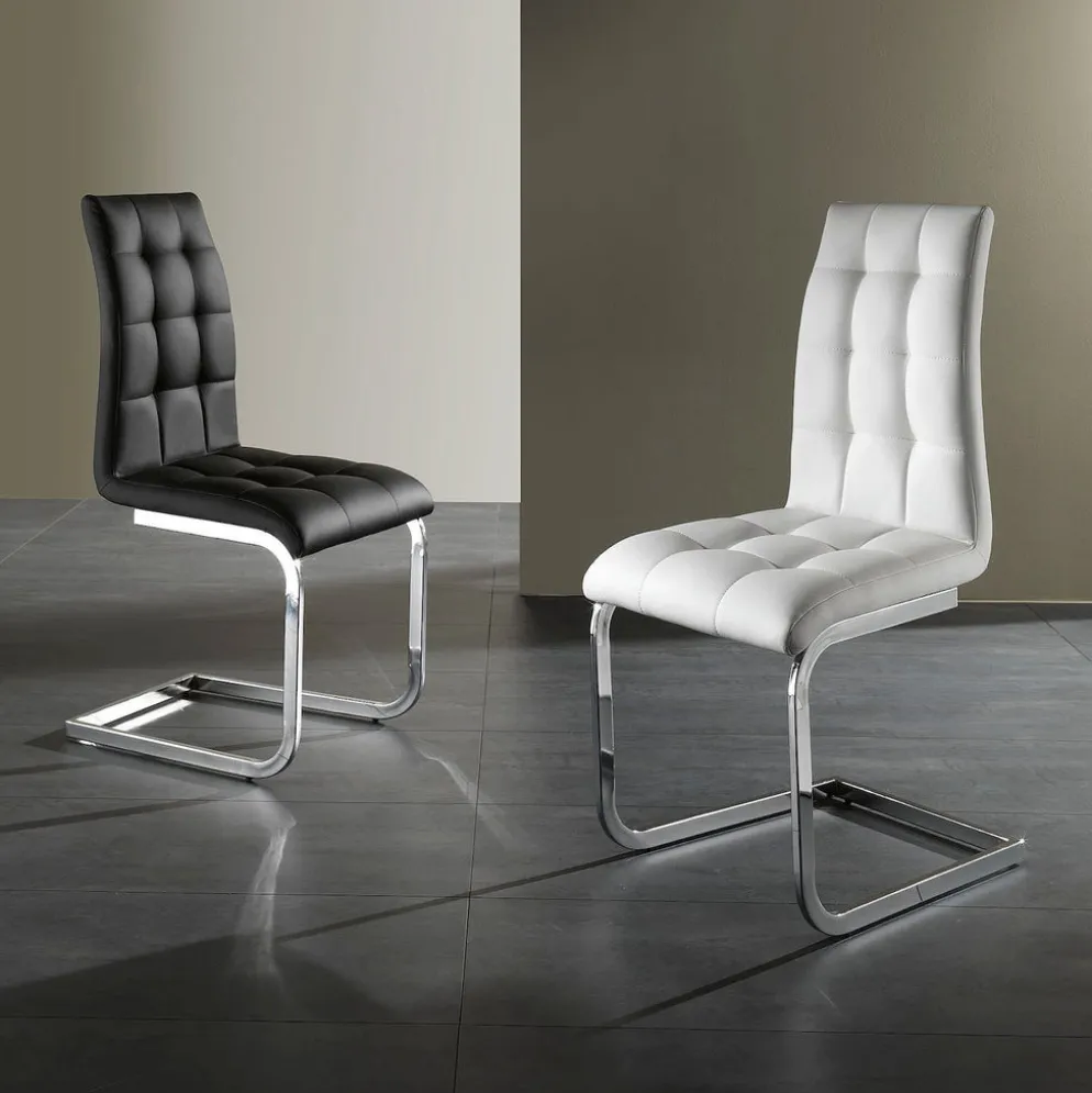 Set 4 sedie moderne Darlington Black