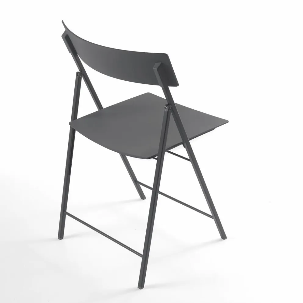 Set 6 sedie pieghevoli design moderno Kurt