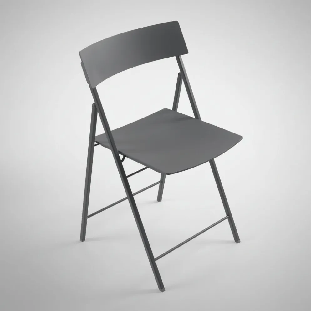 Set 6 sedie pieghevoli design moderno Kurt