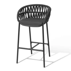 Set 4 sgabelli impilabili da giardino Tahiti
