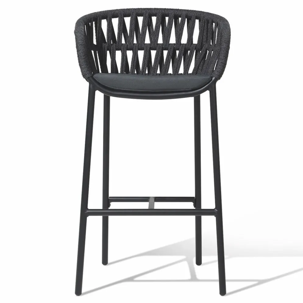 Set 4 sgabelli impilabili da giardino Tahiti