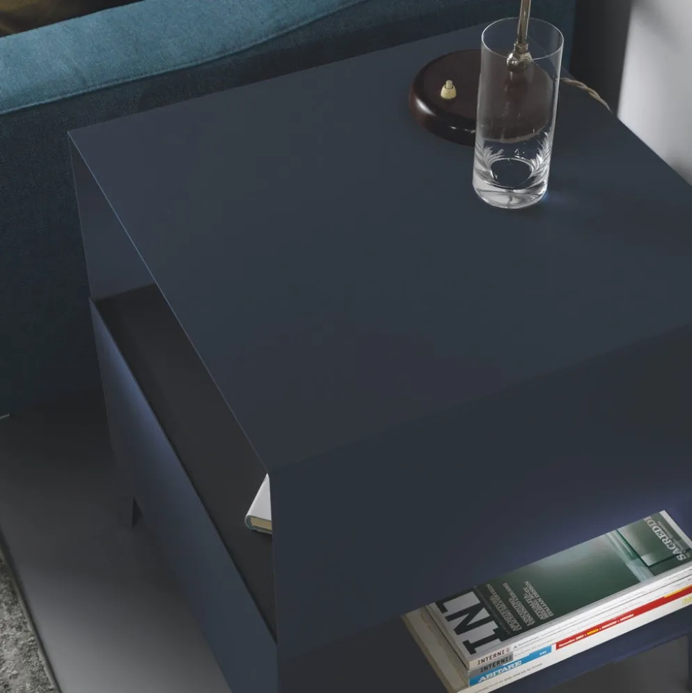 Tavolino comodino design moderno Larry