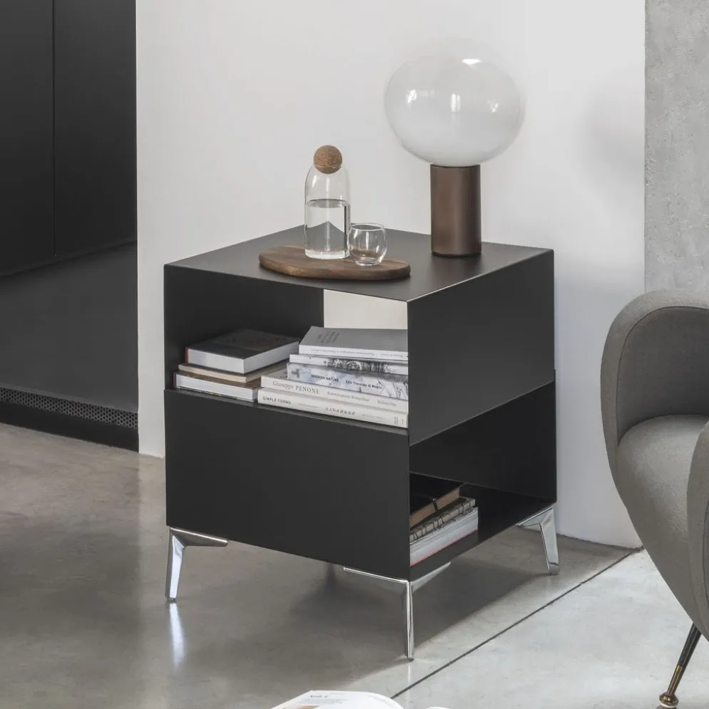 Tavolino comodino design moderno Larry