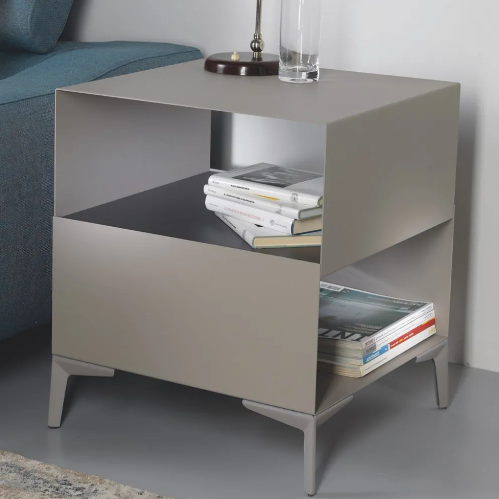 Tavolino comodino design moderno Larry