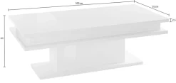 Tavolino da salotto con illuminazione Grem LED
